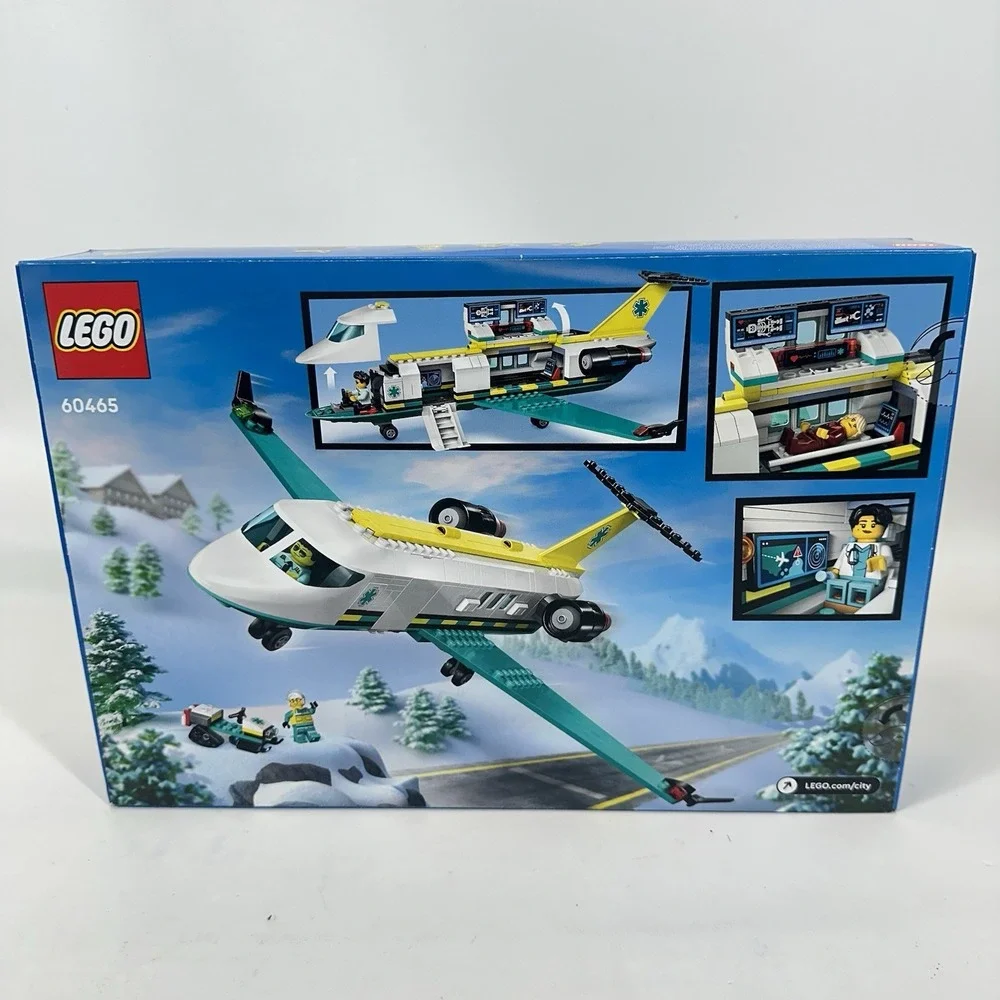 LEGO City Air Ambulance 60465 403 Pieces Plane Snowmobile NEW Sealed